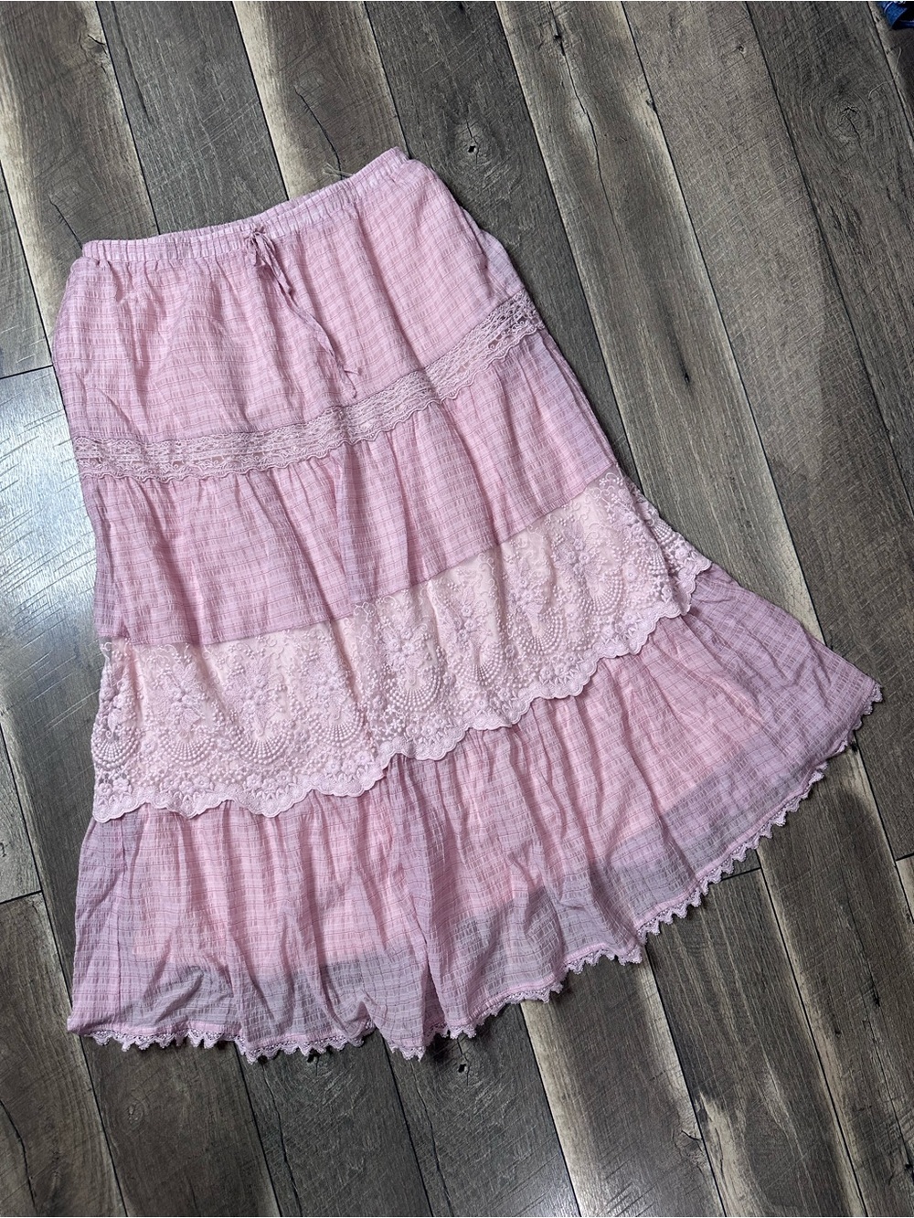 Listicle Maxi Skirt